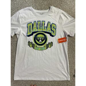 New WNBA Dallas Wings Unisex White T-shirt Shirt 100% cotton